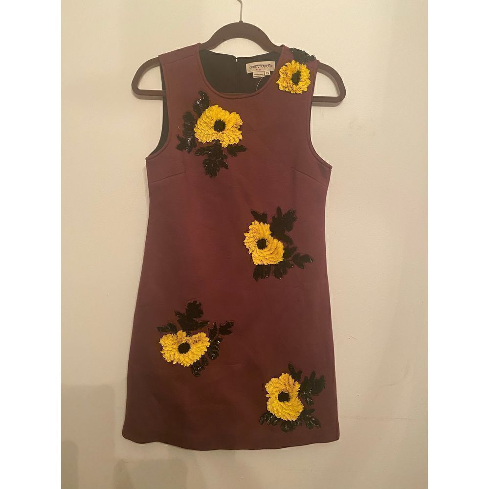 Anthropologie -Sequined Shift Mini Dress size xs - Picture 3 of 10